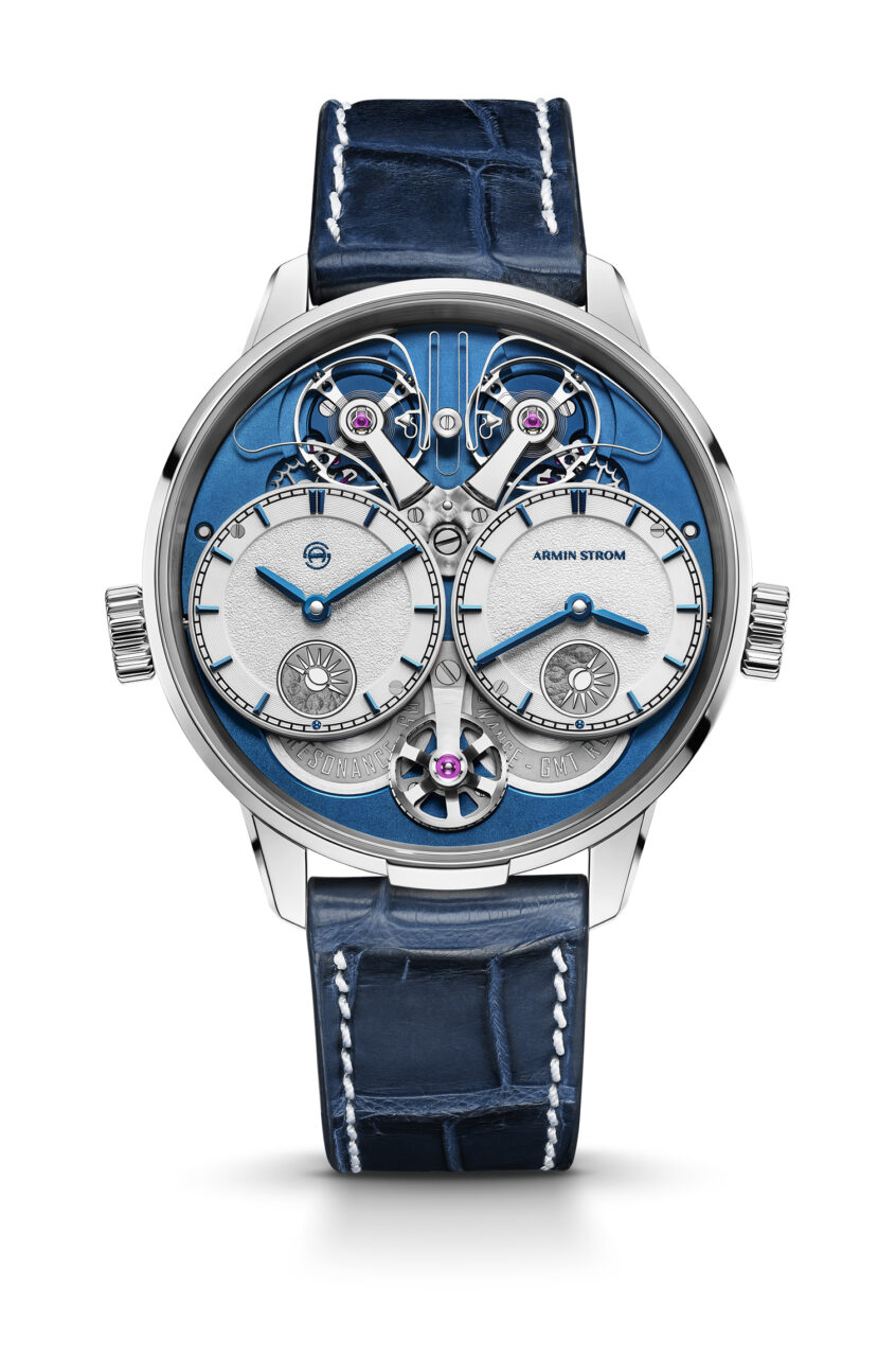 Armin Strom Dual Time GMT Resonance cadran bleu, soldat